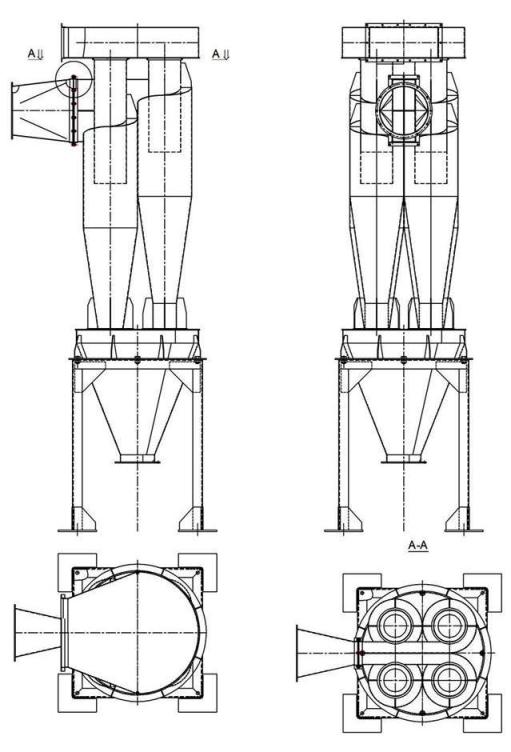 чертеж циклона У21-ББЦ в Горно-Алтайске